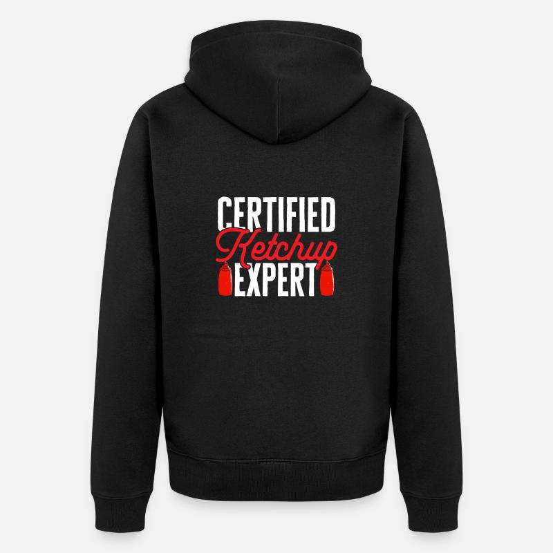 Ketchup Ketchup à la tomate - Veste à capuche bio Premium Unisexe - noir