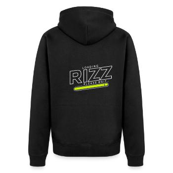 Rizzler Culture Gaming Life Rizzler Citations - Veste à capuche bio Premium Unisexe - noir - Dos - Nico (187cm)
