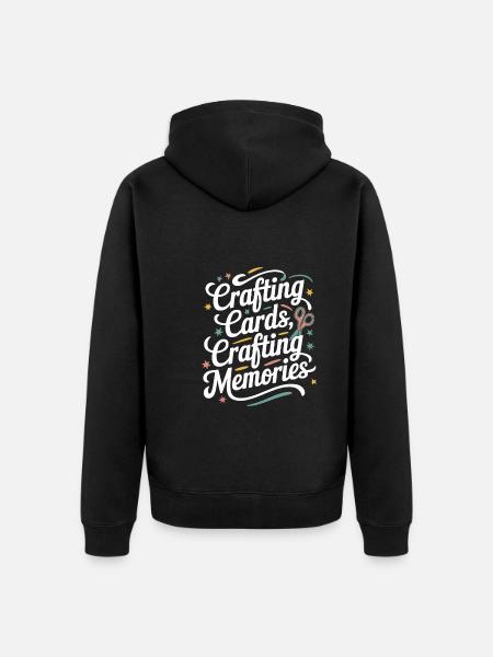 Cardmaker Scrapbooking-kartenherstellungssets Für - Unisex Premium Bio Zip Hoodie - Schwarz