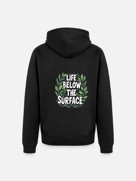 Aquascaping Enthusiast Underwater Gardening - Unisex Premium Organic Zip Hoodie - black