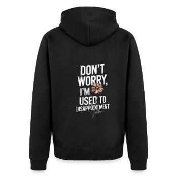 Introversion Style alternatif Émotionnel - Veste à capuche bio Premium Unisexe - noir - Dos - Nico (187cm)