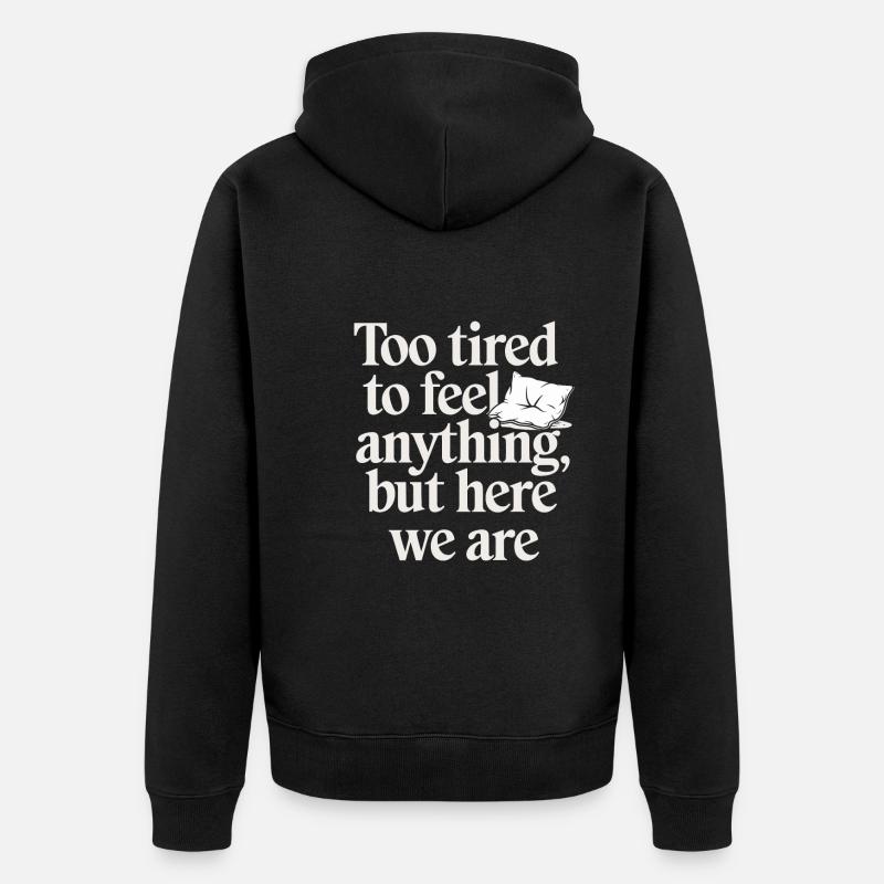 Introversion Style alternatif Émotionnel - Veste à capuche bio Premium Unisexe - noir