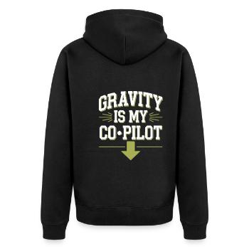 Boîte à savon alimentée par gravité Soap Box Racing Adventure pour le bricolage - Veste à capuche bio Premium Unisexe - noir - Dos - Nico (187cm)