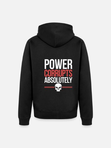 Global Conspiracy - Unisex Premium Organic Zip Hoodie - black