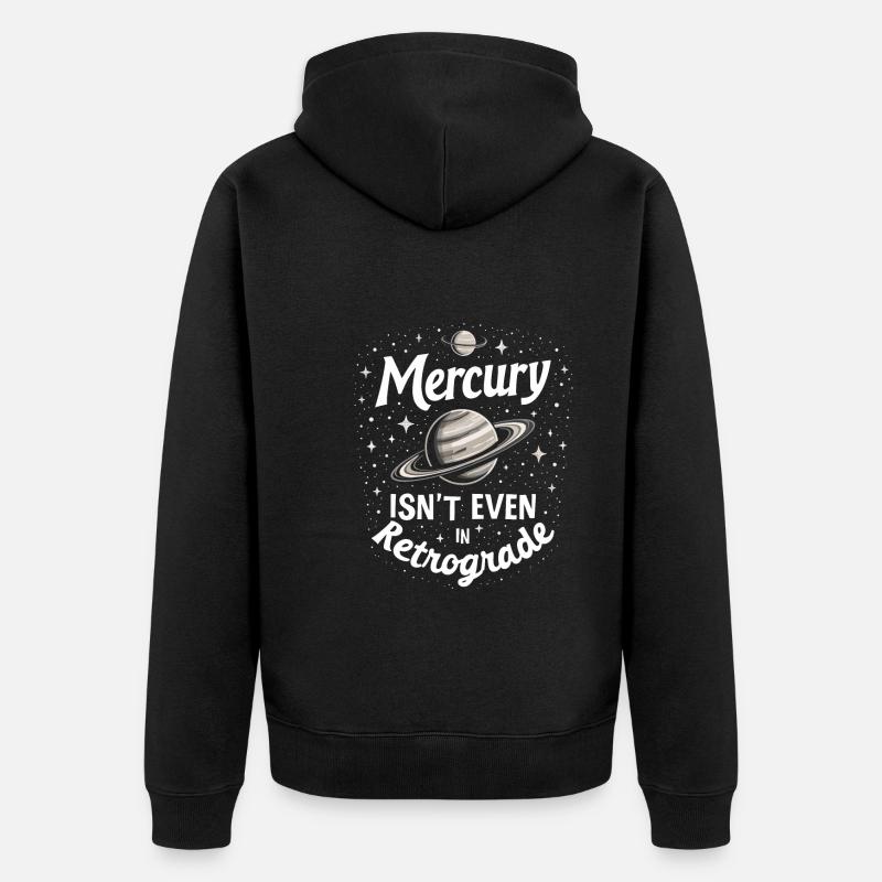 Sceptique de l’astrologie : pensée critique - Veste à capuche bio Premium Unisexe - noir