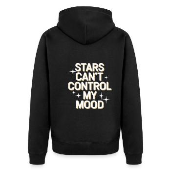 Sceptique de l’astrologie : pensée critique - Veste à capuche bio Premium Unisexe - noir - Dos - Nico (187cm)