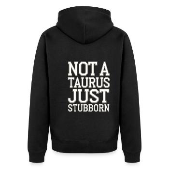 Sceptique de l’astrologie : pensée critique - Veste à capuche bio Premium Unisexe - noir - Dos - Nico (187cm)