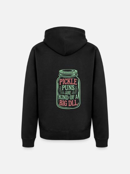 Conservation des aliments faits maison - Veste à capuche bio Premium Unisexe - noir
