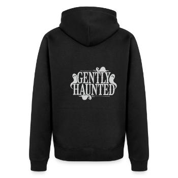 Cozy, Horror, Aesthetics, Spooky, Cozy - Unisex Premium Organic Zip Hoodie - black - Back - Nico (187cm)