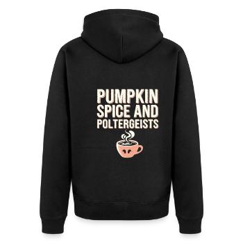 Cozy, Horror, Aesthetics, Spooky, Cozy - Unisex Premium Organic Zip Hoodie - black - Back - Nico (187cm)