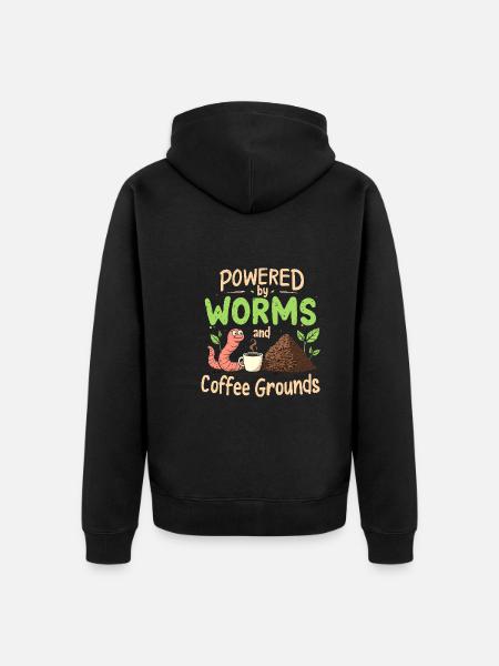Composting enthusiasts Sustainable gardening - Unisex Premium Organic Zip Hoodie - black