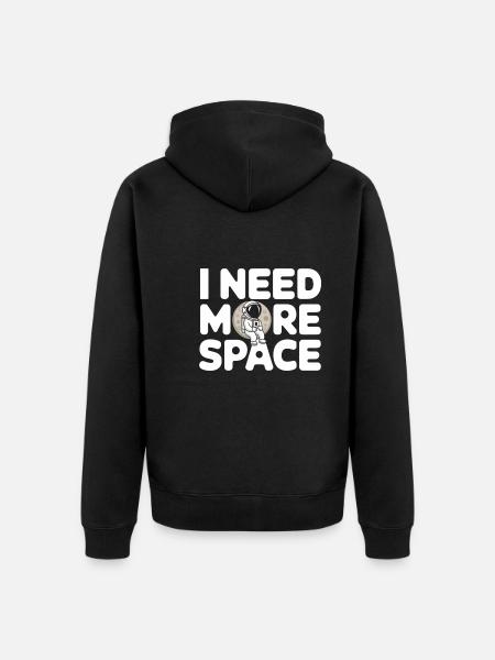 Space-themed players Cosmic Gaming Sci-fi - Unisex Premium Organic Zip Hoodie - black