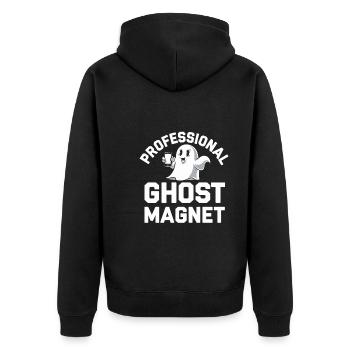 Dating Disaster Comedy Funny Fails - Unisex Premium Organic Zip Hoodie - black - Back - Nico (187cm)