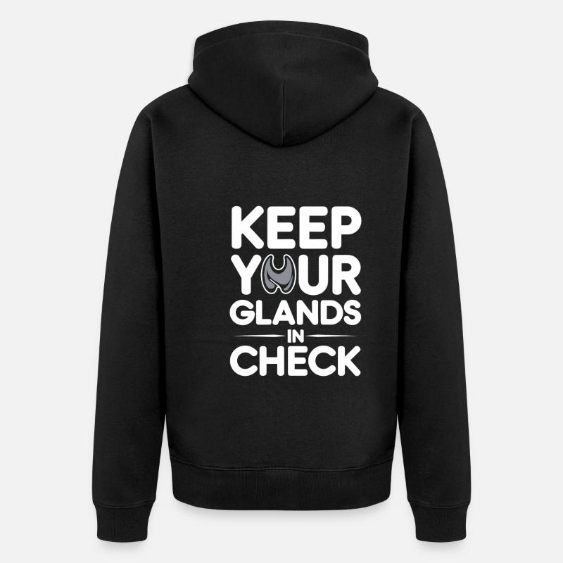 Science médicale pour l’endocrinologie - Veste à capuche bio Premium Unisexe - noir
