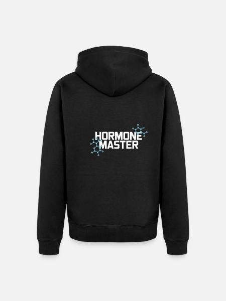 Medical Science for Endocrinology - Unisex Premium Organic Zip Hoodie - black