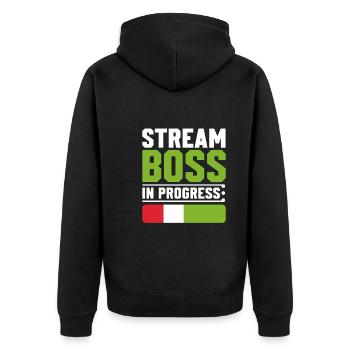 Gaming Streamer Streaming en direct Gamer Content - Veste à capuche bio Premium Unisexe - noir - Dos - Nico (187cm)