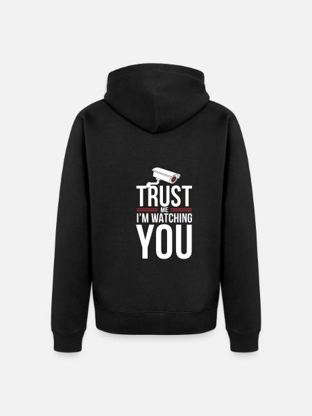 Private Security Professional Bodyguard Vip - Unisex Premium Organic Zip Hoodie - black