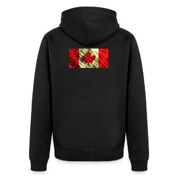 Canada - Veste à capuche bio Premium Unisexe - noir - Dos - Nico (187cm)