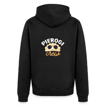 Pierogi polonais - Veste à capuche bio Premium Unisexe - noir - Dos - Nico (187cm)