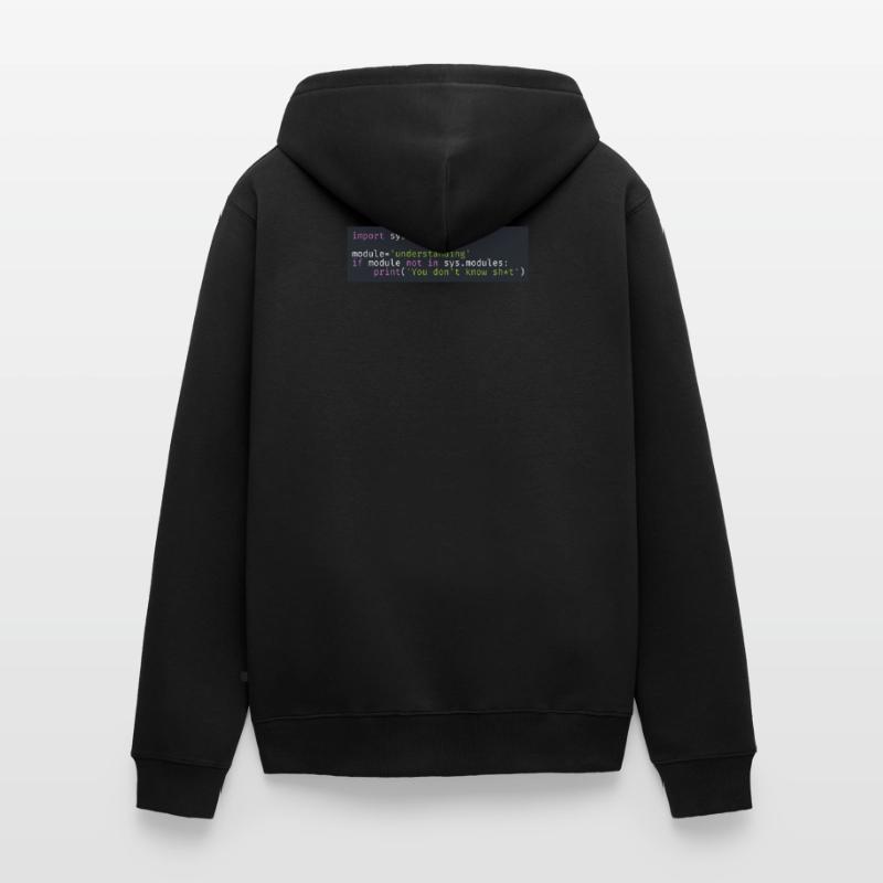 Programmer, Software, Computer Science, Developer Unisex Premium Organic Zip Hoodie
