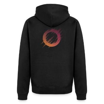 CIRCLINES - Veste à capuche bio Premium Unisexe - noir - Dos - Nico (187cm)
