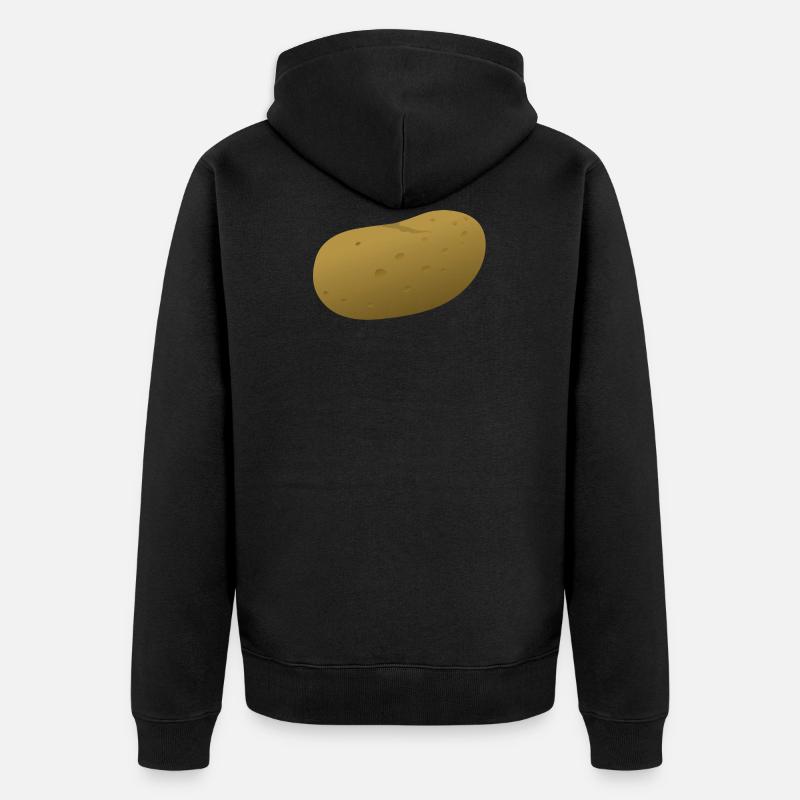 pomme de terre - Veste à capuche bio Premium Unisexe - noir