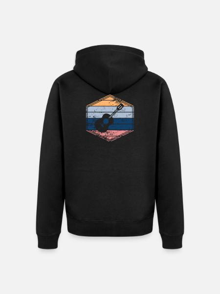 Ukulele - Veste à capuche bio Premium Unisexe - noir