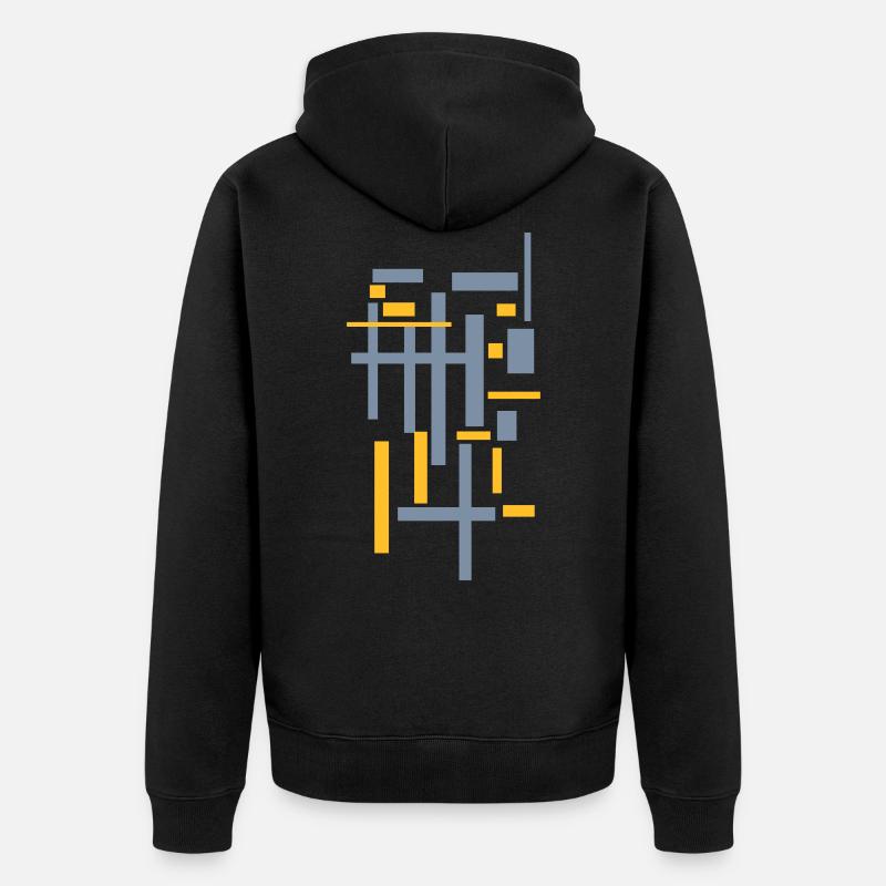 Architecture minimale - Veste à capuche bio Premium Unisexe - noir