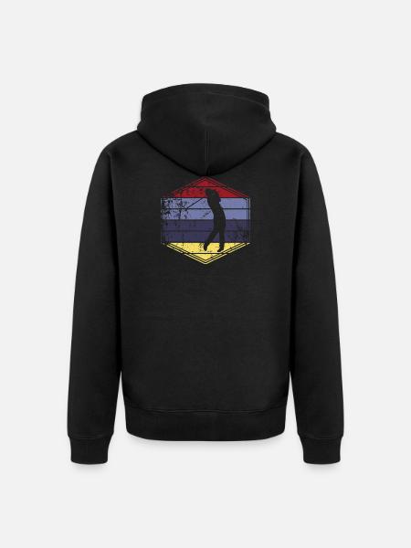 Golfe - Veste à capuche bio Premium Unisexe - noir
