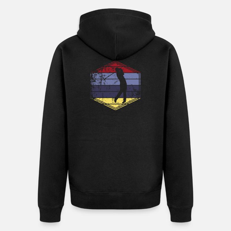 Golfe - Veste à capuche bio Premium Unisexe - noir