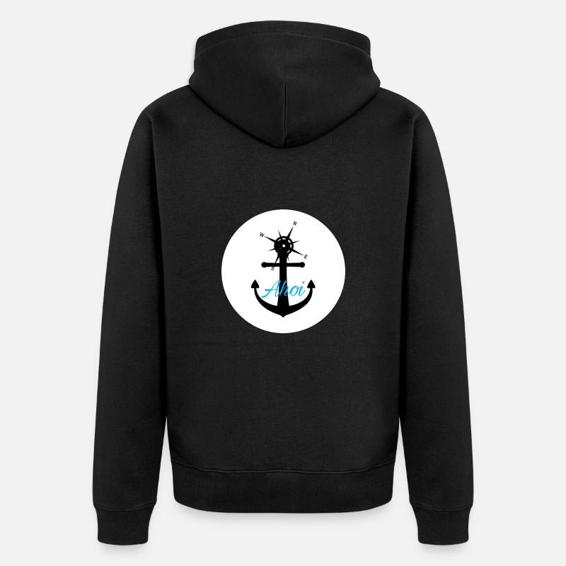 Ohé - Veste à capuche bio Premium Unisexe - noir