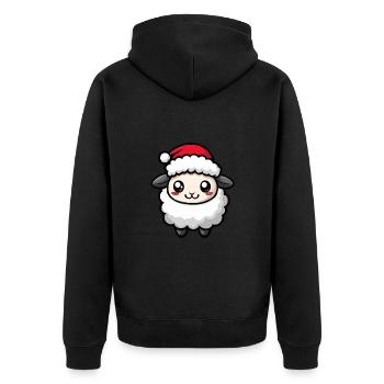 Mouton Noël Noël - Veste à capuche bio Premium Unisexe - noir - Dos - Nico (187cm)