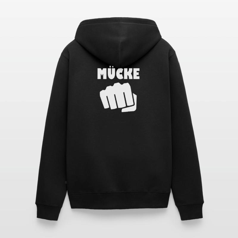 Mücke Unisex Premium Bio Zip Hoodie