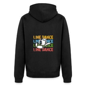 Danse en ligne Danse en ligne Danse en ligne Danse - Veste à capuche bio Premium Unisexe - noir - Dos - Nico (187cm)