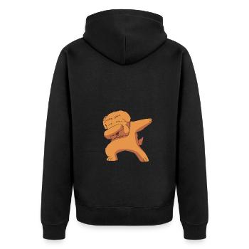 Chow Chow Chien - Veste à capuche bio Premium Unisexe - noir - Dos - Nico (187cm)
