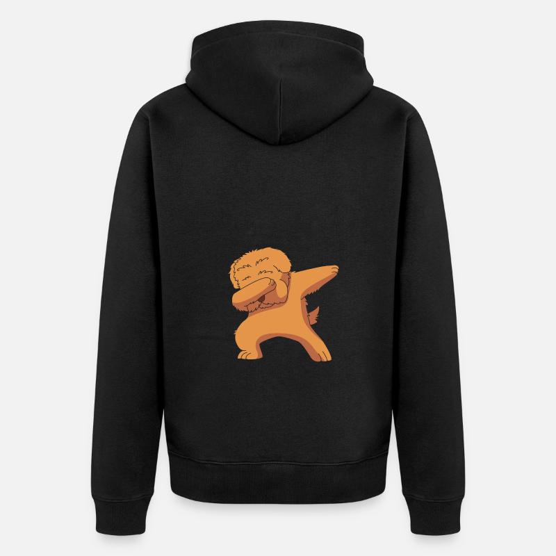 Chow Chow Chien - Veste à capuche bio Premium Unisexe - noir