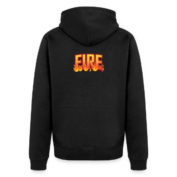 Halloween Fire Hot Matching Gift Partie 2 - Veste à capuche bio Premium Unisexe - noir - Dos - Nico (187cm)