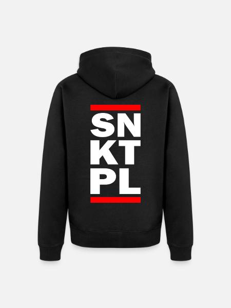 SNKTPL - Unisex Premium Bio Zip Hoodie - Schwarz