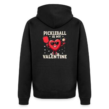 Pickleball Is My Valentine Gift - Veste à capuche bio Premium Unisexe - noir - Dos - Nico (187cm)