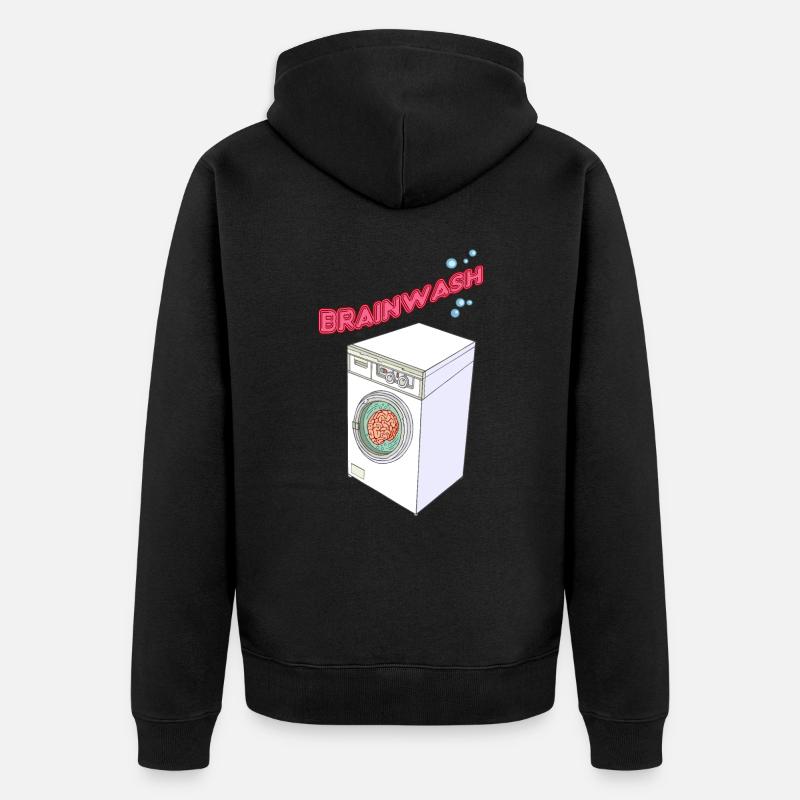 LAVER - Veste à capuche bio Premium Unisexe - noir