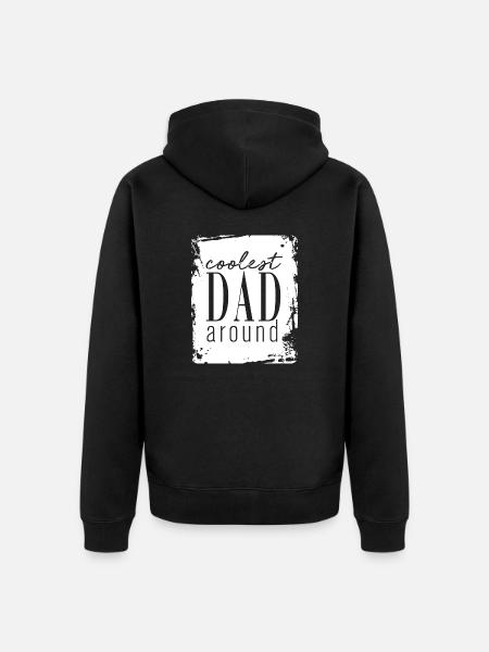 Best Dad - Unisex Premium Organic Zip Hoodie - black