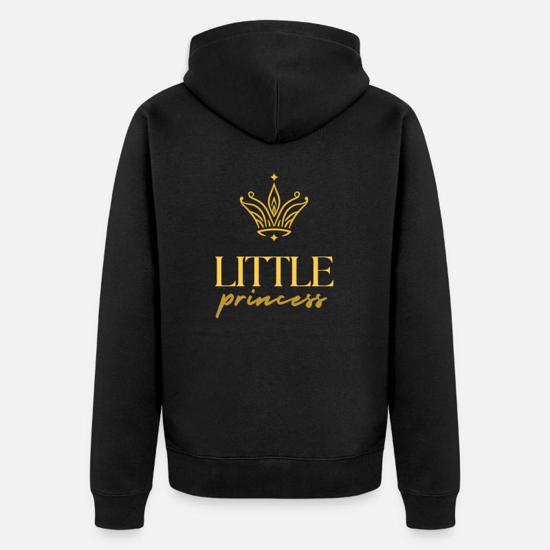 Petite princesse - petite princesse - Veste à capuche bio Premium Unisexe - noir