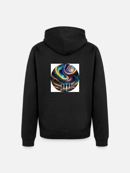 future - Unisex Premium Organic Zip Hoodie - black