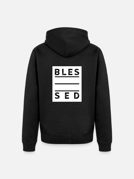 Christian Proverbs - Unisex Premium Organic Zip Hoodie - black