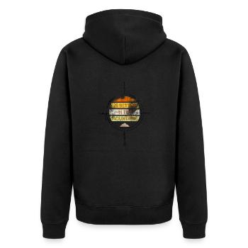 LA VIE EST MEILLEURE À LA MONTAGNE - Veste à capuche bio Premium Unisexe - noir - Dos - Nico (187cm)
