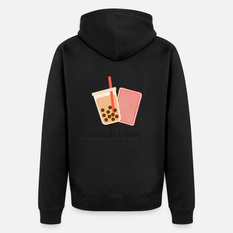Bubble boy - Veste à capuche bio Premium Unisexe - noir
