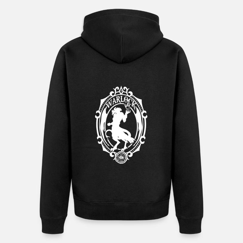 Warlock - Veste à capuche bio Premium Unisexe - noir