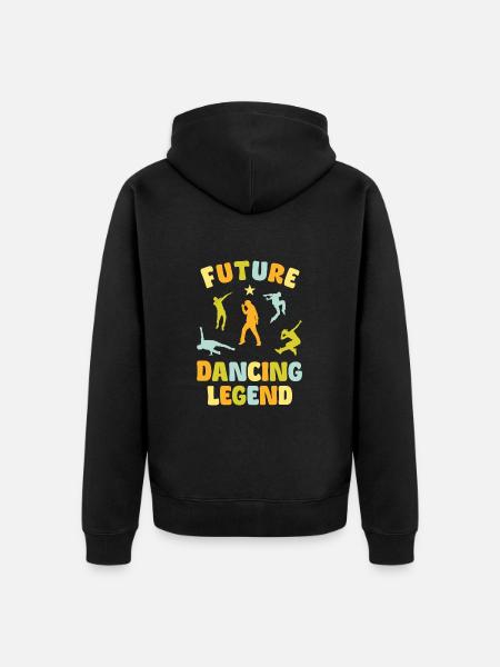 Future Dancing Legend - Veste à capuche bio Premium Unisexe - noir