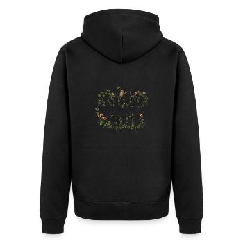 Le jardinage est ma thérapie Jardinage amusant - Veste à capuche bio Premium Unisexe - noir - Dos - Nico (187cm)