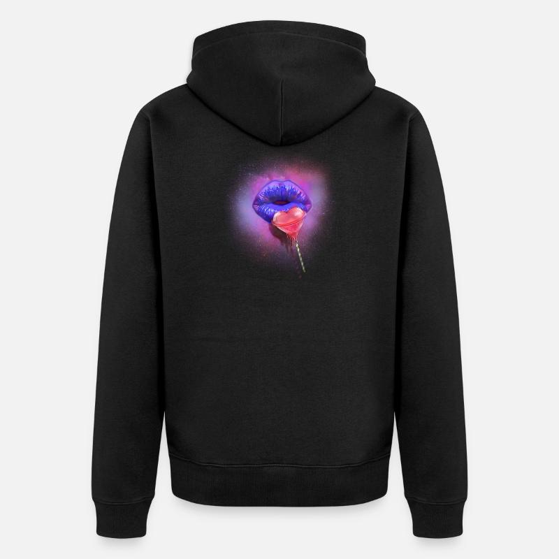 Exit covered and protect you. - Veste à capuche bio Premium Unisexe - noir